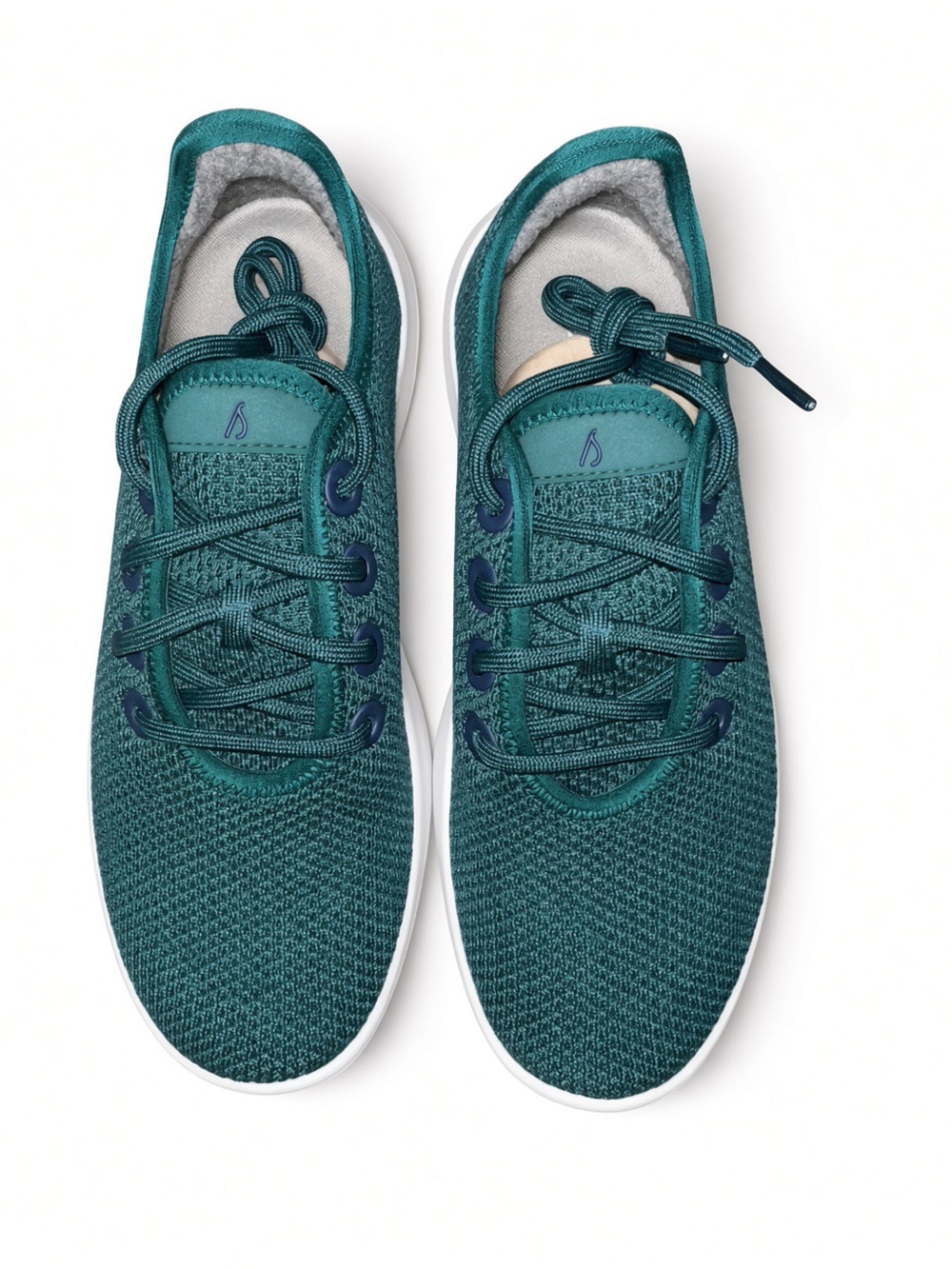 allbirds Women’s Tree Runner Knit Lace-Up Sneakers Teal Size 8 NWB